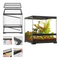 Exo Terra Terrarium Pro S Szerokie Szklane 45X45X45 CM Dla Gadów Jaszczurki