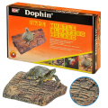 Dophin Wyspa Pływająca Magnetyczna dla Żółwia rozm. S 15x11x3cm