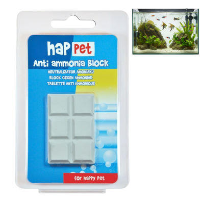 HAPPET Neutralizator Amoniaku 20g 6 tabletek ANTI AMMONIA BLOCK
