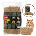 Podłoże do Terrarium Dla Gadów Gryzoni - Gniazdo Podłoże Włókno Kokosowe Coco Fiber 5l