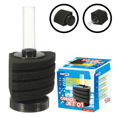 HAPPET FILTR GĄBKOWY CORNER JET 01 narożny do 40L