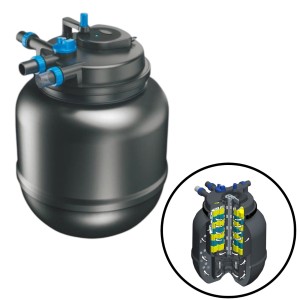 SunSun CPF-50000 Samoczyszczący FILTR Ciśnieniowy Do Oczka z Lampą UV Sterylizator na Glony UV-C 55W do 100000L