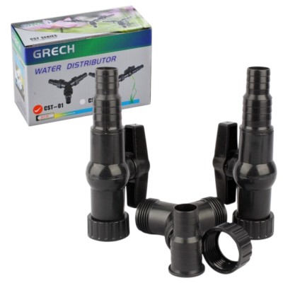 TRÓJNIK NA WĄŻ POMPY FILTRA 3/4"-1" 20mm / 25mm Z REGULACJĄ