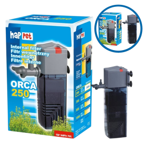 Happet ORCA 250 FILTR Wewnętrzny do akwarium 60l 250l/h 3W