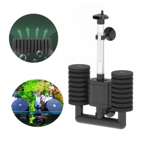 Filtr Gąbkowy Do Akwarium JF-80 z pompą 350l/h