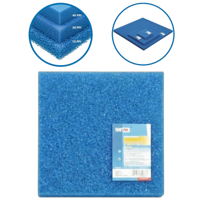 HAPPET Uniwersalna Bio-gąbka do filtra drobnoziarnista 50x50x5cm 40ppi