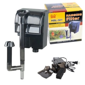 FILTR KASKADOWY SunSun HBL-301 300 L/H akwarium 10-60l ze SKIMMEREM