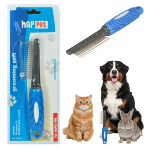 Grzebień Gęsty Stopniowany SOFT z Wygodną Rączką 21cm GS18