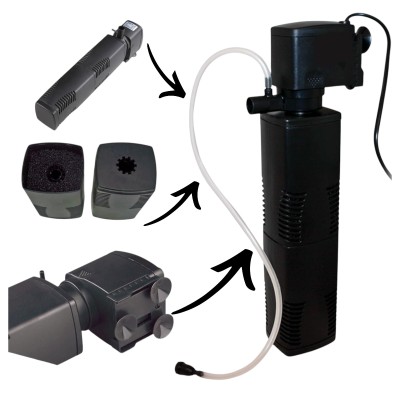 Filtr Wewnętrzny SunSun JP-025F 1600 L/H do Akwarium