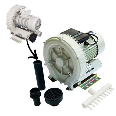 SunSun HG-120C Wydajna Pompa Wirnikowa Ssąco Tłocząca Napowietrzacz Aerator 120W 21000 l/h