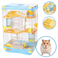 HAPPET Klatka dla GRYZONI Chomika GREMI 28x21x43cm Niebieska