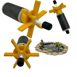 Wirnik Trzpień Gumki Do Pompy Cyrkulacyjnej Niskiego Zanurzenia JGP-2500L