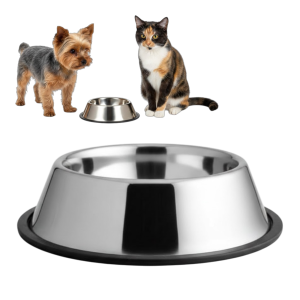 Miska Nierdzewna Antypoślizgowa 0,5L 16cm dla Psa Kota