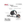 Flexi Smycz Dla Psa Black Design Linka S 5M Blue