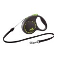 Flexi Automatyczna Smycz Dla Psa Black Design Linka S 5M Green