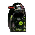 Flexi Automatyczna Smycz Dla Psa Black Design Linka S 5M Green