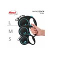 Flexi Automatyczna Smycz Dla Psa Black Design Linka S 5M Green