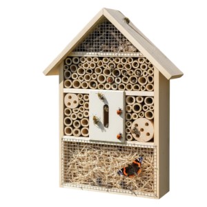 Kerbl Hotel Dla Pszczół Motyli Domek  Drewniany Solidny 27,5X9X39,5CM