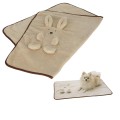 Krebl Koc Dla Szczeniąt Bunny 72X51CM Beżowy