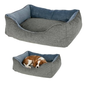 Kerbl Marie Komfortowe Legowisko Dla Średniego Psa Sznaucer Terrier 90X59CM Szare