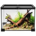 AquosTerra Terraium AquaTerrarium Szklane Wentylowane z Siatką Otwierana Góra 30x30x30cm