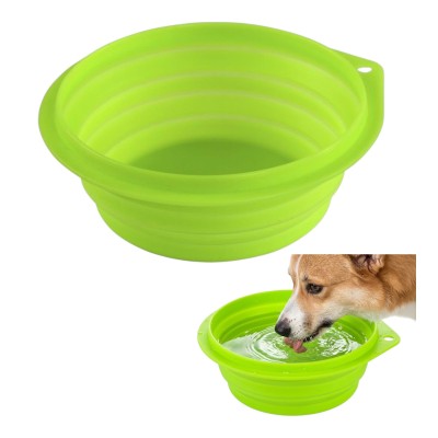 Kerbl Miska Silikonowa Podróżna 1000ML Zielona