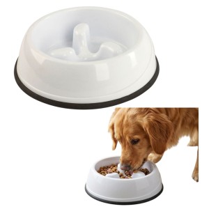 Kerbl Miska dla Psa Spowalniająca Anti Dribble 500ML Biała