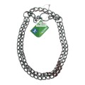 Kerbl Obroża Podwójna Łańcuchowa 40-50X2,5CM