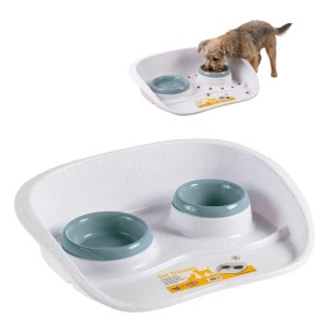 Miska Z Podstawką Kerbl 1x300ml 1x250ml Stablina Dla Psa Kota