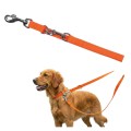 Smycz Przepinana Kerbl Miami 200x2 cm Pomarańczowa Mocna Regulowana
