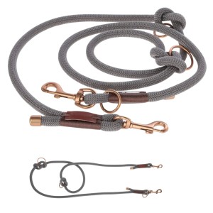 Kerbl Smycz Dla Psa Monte Carlo 200x2 cm Szaro Brązowa Mocna 