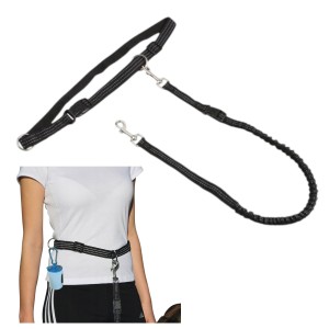 Smycz Treningowa Z Pasem AMORTYZATOR Kerbl 100-140cm Pies Jogging Elastyczna