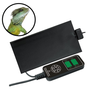 AquosTerra Wysokiej Jakości Mata Grzejna Grzewcza PVC z Termostatem i Timerem 16W 20x30cm