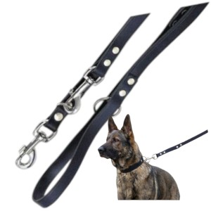 Skórzana Smycz Dla Psa Mexica Kerbl 200x1,2 cm Przepinana Wytrzymała