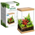 Aquael Selva MiniTerrarium Terrarium Drewniana Podkładka i Przykrywka LED WRGB 20x20x30cm