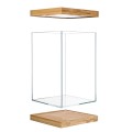 Aquael Selva MiniTerrarium Terrarium Drewniana Podkładka i Przykrywka LED WRGB 20x20x30cm