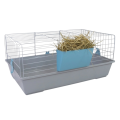 AquosPlast Kawia 80 Przestronna Klatka Dla Kawii Świnki Morskiej 78x46x35,5cm + PAŚNIK Szaro-Niebieska