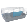 AquosPlast Kawia 80 Przestronna Klatka Dla Kawii Świnki Morskiej 78x46x35,5cm + PAŚNIK Szaro-Niebieska