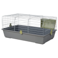 AquosPlast Kawia 80 Przestronna Klatka Dla Kawii Świnki Morskiej 78x46x35,5cm + PAŚNIK Szaro-Zielona