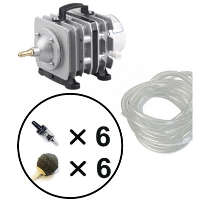 KOMPLETNY ZESTAW NAPOWIETRZAJĄCY DO OCZKA 2400L/H