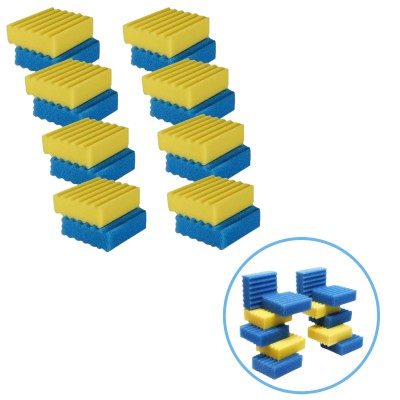 SunSun Wkład Gąbkowy Gąbki Zestaw do Filtra Przepływowego CBF-350C