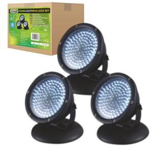 Aqua Nova NPL-6 LED3 3 Lampy Led 3 Reflektory Oświetlenie Do Oczka 3x6,5W Mocne Jasne