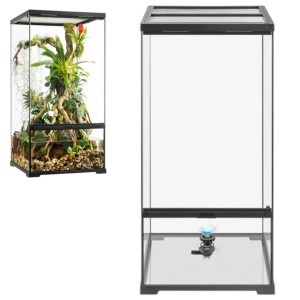 Exo Terra Terrarium Pro S Paludarium 45x45x90cm Wysokie Szklane Dla Gadów Płazów