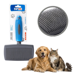 Happet Zgrzebło Szczotka Samoczyszcząca dla Psa Kota 19x12cm GS40