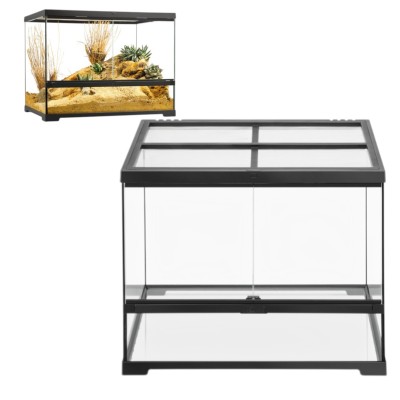 Exo Terra Terrarium Pro M 60x45x45cm Szerokie Szklane Wysoka Jakość