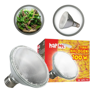 TERRA Żarówka HALOGEN GRZEWCZY 100W Do Terrarium