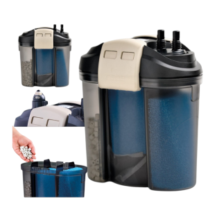 EDEN FET 200 Filtr Zewnętrzny do Akwarium do 200l z Grzałką 200W 800l/h