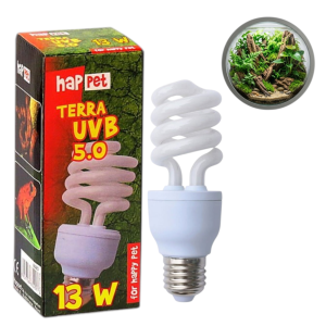 TERRA Żarówka kompaktowa UVB 5.0 13W do terrarium - Tropikalna