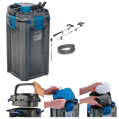 OASE BioMaster Thermo 600 Filtr Zewnętrzny z Grzałką i Prefiltrem do Akwarium do 600l