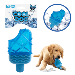 Happet Zabawka dla Psa Psów Chłodząca LÓD do Gryzienia Niebieska